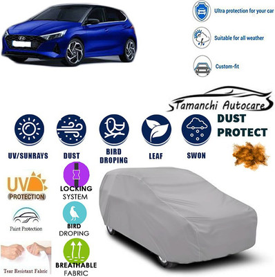Tamanchi Autocare Car Cover For Hyundai Universal For Car(Silver)