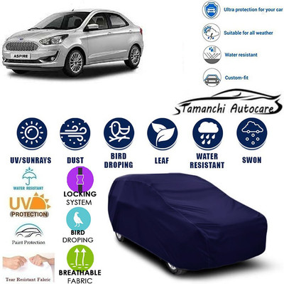 Tamanchi Autocare Car Cover For Ford Figo Aspire(Blue)
