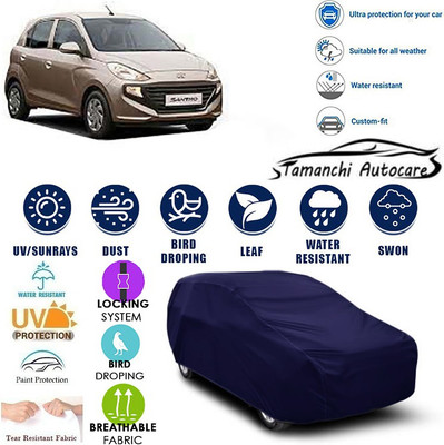 Tamanchi Autocare Car Cover For Hyundai Santro(Blue)