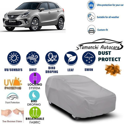 Tamanchi Autocare Car Cover For Toyota Glanza(Silver)