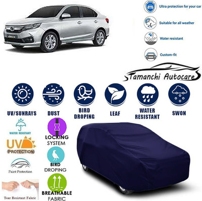 Tamanchi Autocare Car Cover For Honda Amaze(Blue)