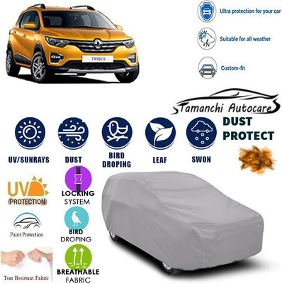 Tamanchi Autocare Car Cover For Renault Triber(Silver)