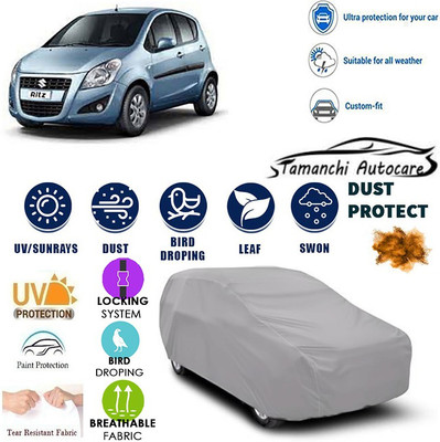 Tamanchi Autocare Car Cover For Maruti Suzuki Ritz(Silver)