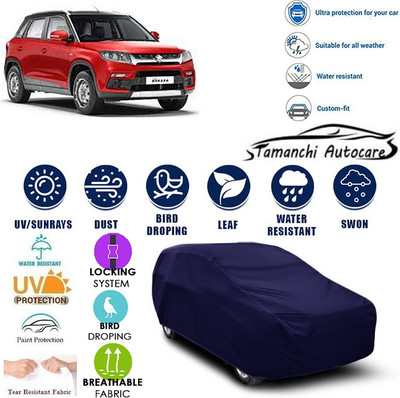 Tamanchi Autocare Car Cover For Maruti Suzuki Vitara Brezza(Blue)