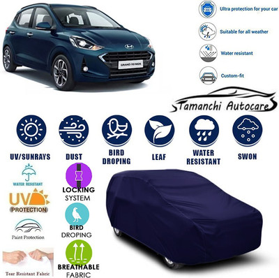 Tamanchi Autocare Car Cover For Hyundai Grand i10 Nios(Blue)