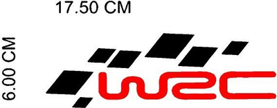 KHUTWARA Sticker & Decal for Car & Bike(Black, Red)