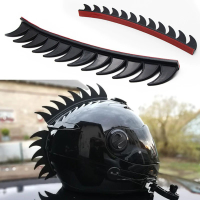 Giinix Helmet Mohawk for Bike(Black)
