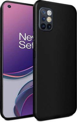 Mozo Back Cover for One Plus 8t(Black, Waterproof, Silicon, Pack of: 1)