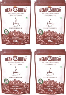 bean2brew Premium Blend 80:20 Filter Coffee(4 x 200 g)