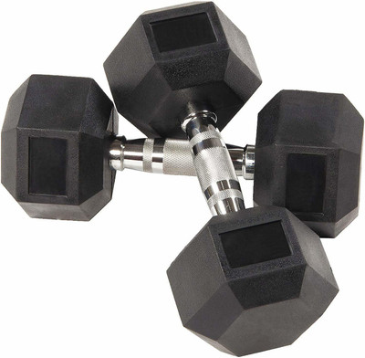 HACKERX HEX 2pcs * 2.5kg FOR GYM & HOME EXERCISE. Adjustable Dumbbell (2.5 kg) Fixed Weight Dumbbell(5 kg)