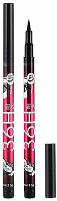 SAROWA Eyeliner 36 Hours liquid eyeliner pencils combo bridal pack Set of 2 5 g(Black)