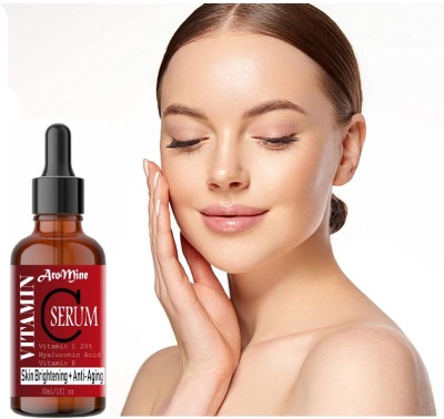 AroMine Vitamin C Serum with Hyaluronic acid- Anti Ageing and Anti Wrinkle-(30 ml)