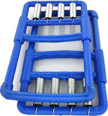 Wonder World Finger Spring Hand Exerciser Hand Grip/Fitness Grip ( SET OF 2) Hand Grip/Fitness Grip(Blue)