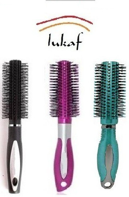 Zailie Round Styling Hair Brush / Rolling Curling Comb For Long & Short Hair Pack of 3