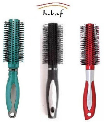 lukaf Hair Styling Roller Comb Round Pack of 3