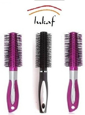 lukaf Styling Round Hair Brush Combo Pack of 3