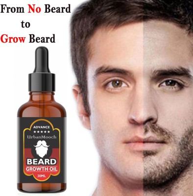 UrbanMooch Advanced Beard Growth Oil For (100 Natural Highly Effective on Man)-30ml Hair Oil(30 ml)