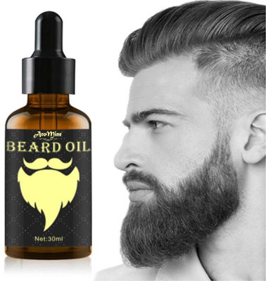 AroMine Beard Growth Oil For Patchy Beard, Shine & Fast Grow Natural Grooming For men- Hair Oil(30 ml)