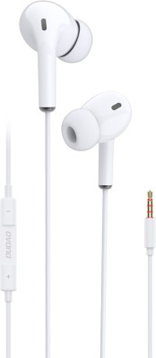 DUDAO X14 Dolby Bass Wired Headset(White, In the Ear)