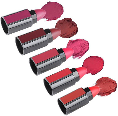 cismoline Matte Finish 5 In 1 Lipstick, Dark Shade - Multicolor(RED SHADE, 7.5 g)