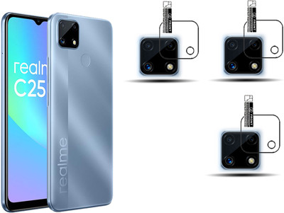 HIRDESH Back Camera Lens Glass Protector for REALME C25S(Pack of: 3)