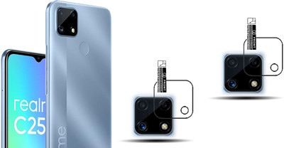 HIRDESH Back Camera Lens Glass Protector for REALME C25S(Pack of: 2)
