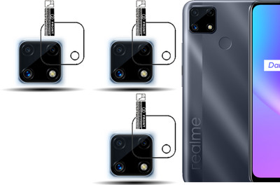 HIRDESH Back Camera Lens Glass Protector for REALME C25S(Pack of: 3)