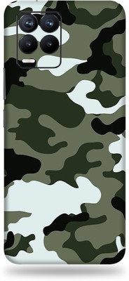 TJ CREATION REALME 8S 5G Mobile Skin(Ultra Super Camouflage Winter Skin With High Matte Finish.)