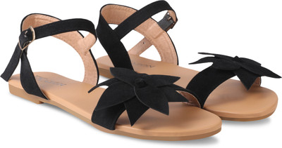 FK AZON Women Flats(Black , 7)