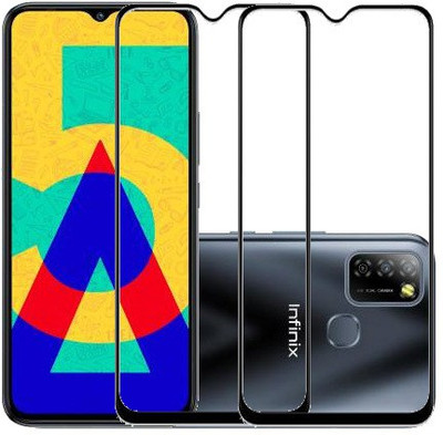 AARERED Edge To Edge Tempered Glass for Infinix Smart 5A(Pack of 2)
