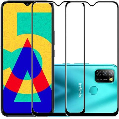 AARERED Edge To Edge Tempered Glass for Infinix Smart 5A(Pack of 2)