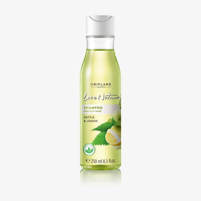 Oriflame Love nature Shampoo for Oily Hair Nettle & Lemon(250 ml)