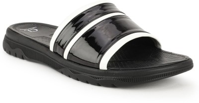 CARLTON LONDON Men Slides(Black , 8)