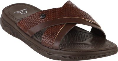 CARLTON LONDON Men Slides(Brown , 8)