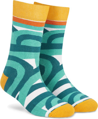 Dynamocks Men & Women Printed Mid-Calf/Crew