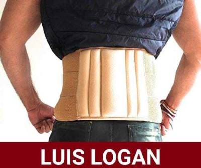 LUIS LOGAN LS FOAM belt Back Pain Relief-Compression with dual Adjustable Straps(Beige ) Back / Lumbar Support(Beige)