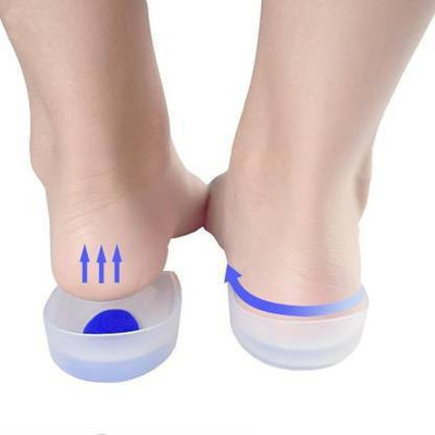 Classic deal Silicon Heel Pad for Heel Ankle Pain, Shoe Support Pad for Men and Women Heel Support(Blue)