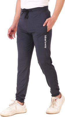 hiker's way Solid Men Grey Track Pants