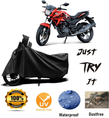 Just try it Waterproof Two Wheeler Cover for Hero(Xtreme 200R, Black)