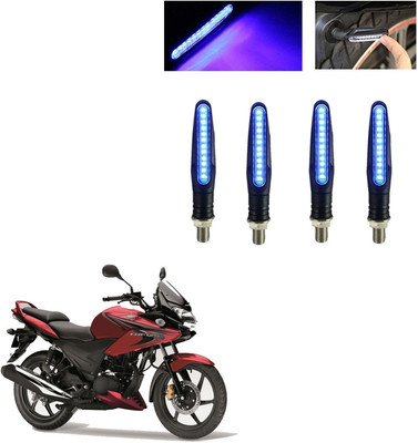 COMICAL Front, Rear LED Indicator Light for Honda CBF 125(Blue)