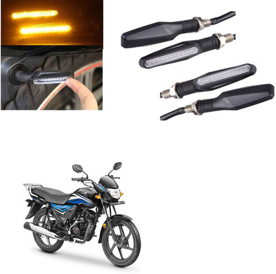 COMICAL Front, Rear LED Indicator Light for Honda Dream Neo(Yellow)