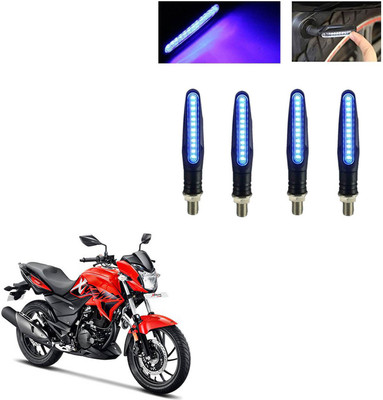 COMICAL Front, Rear LED Indicator Light for Hero Xtreme(Blue)