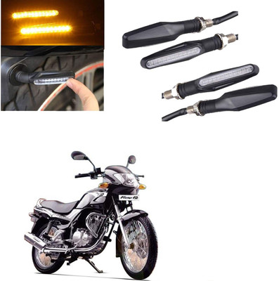 COMICAL Front, Rear LED Indicator Light for TVS Fiero F2(Yellow)