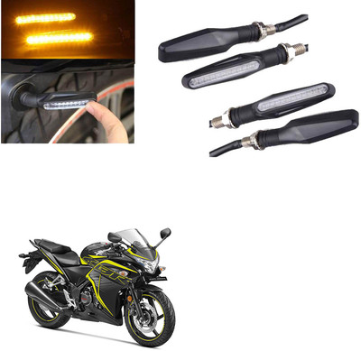 COMICAL Front, Rear LED Indicator Light for Honda CBR 250R(Yellow)