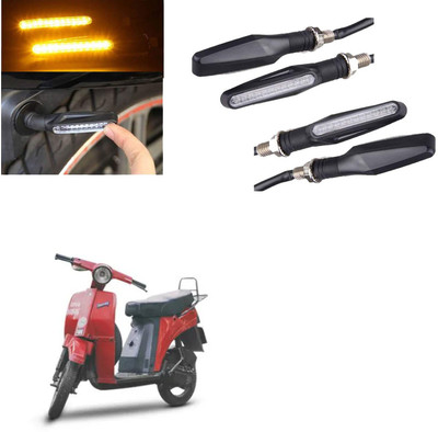 COMICAL Front, Rear LED Indicator Light for Bajaj Sunny(Yellow)