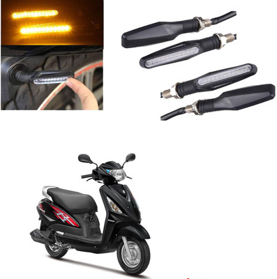 COMICAL Front, Rear LED Indicator Light for Suzuki Swish 125(Yellow)