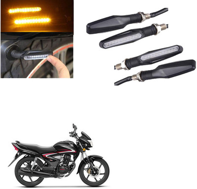 COMICAL Front, Rear LED Indicator Light for Honda CB Shine(Yellow)