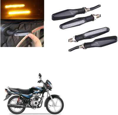 COMICAL Front, Rear LED Indicator Light for Bajaj CT 100(Yellow)