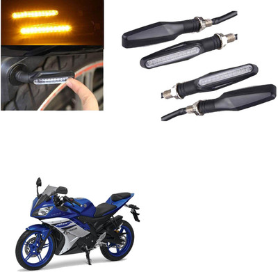 COMICAL Front, Rear LED Indicator Light for Yamaha R15(Yellow)