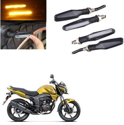 COMICAL Front, Rear LED Indicator Light for Honda CB Trigger(Yellow)